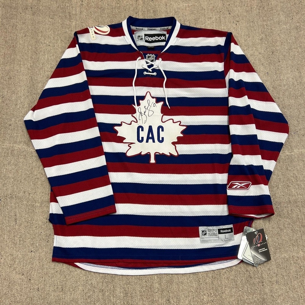 Montreal Canadians Alexei Kovalev Jersey Mens Large 2008 Reebok SIGNED